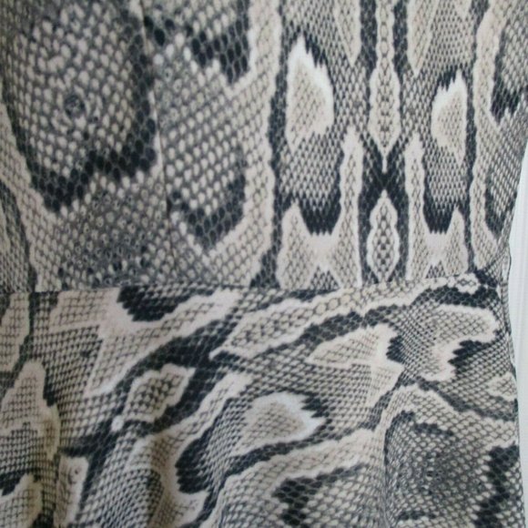 Snake Print Mini Sundress sz 0 - Picture 5 of 11